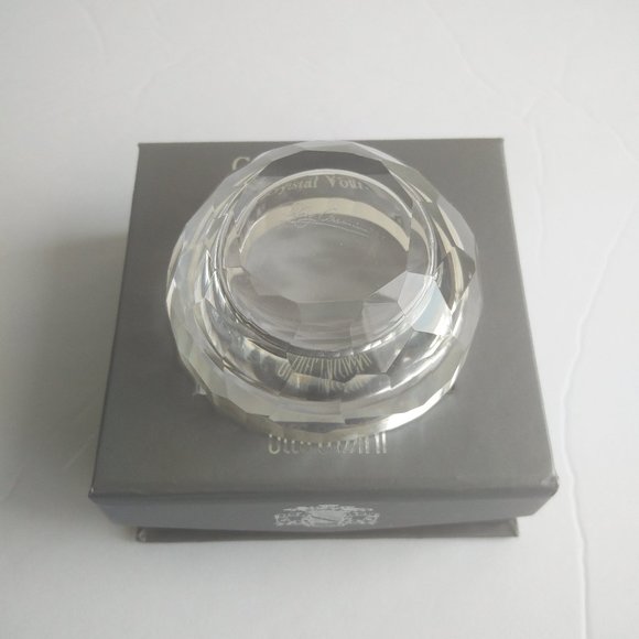 Crystal Votive Glass Candle Holder in Box - Picture 6 of 8